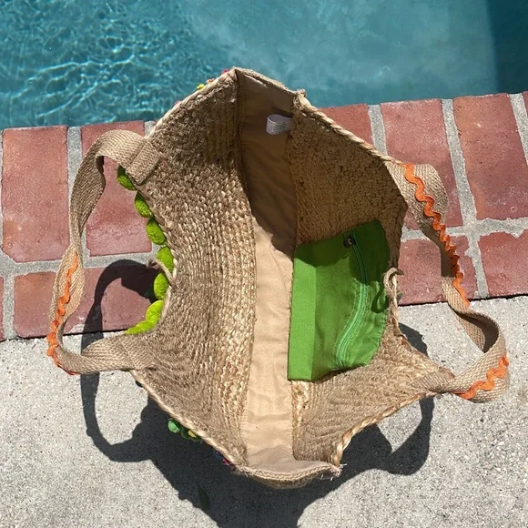 Jute beach/pool bag - Picture 9 of 12